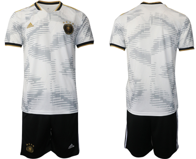 Cheap Men 2022 World Cup National Team Germany home white blank Soccer Jersey